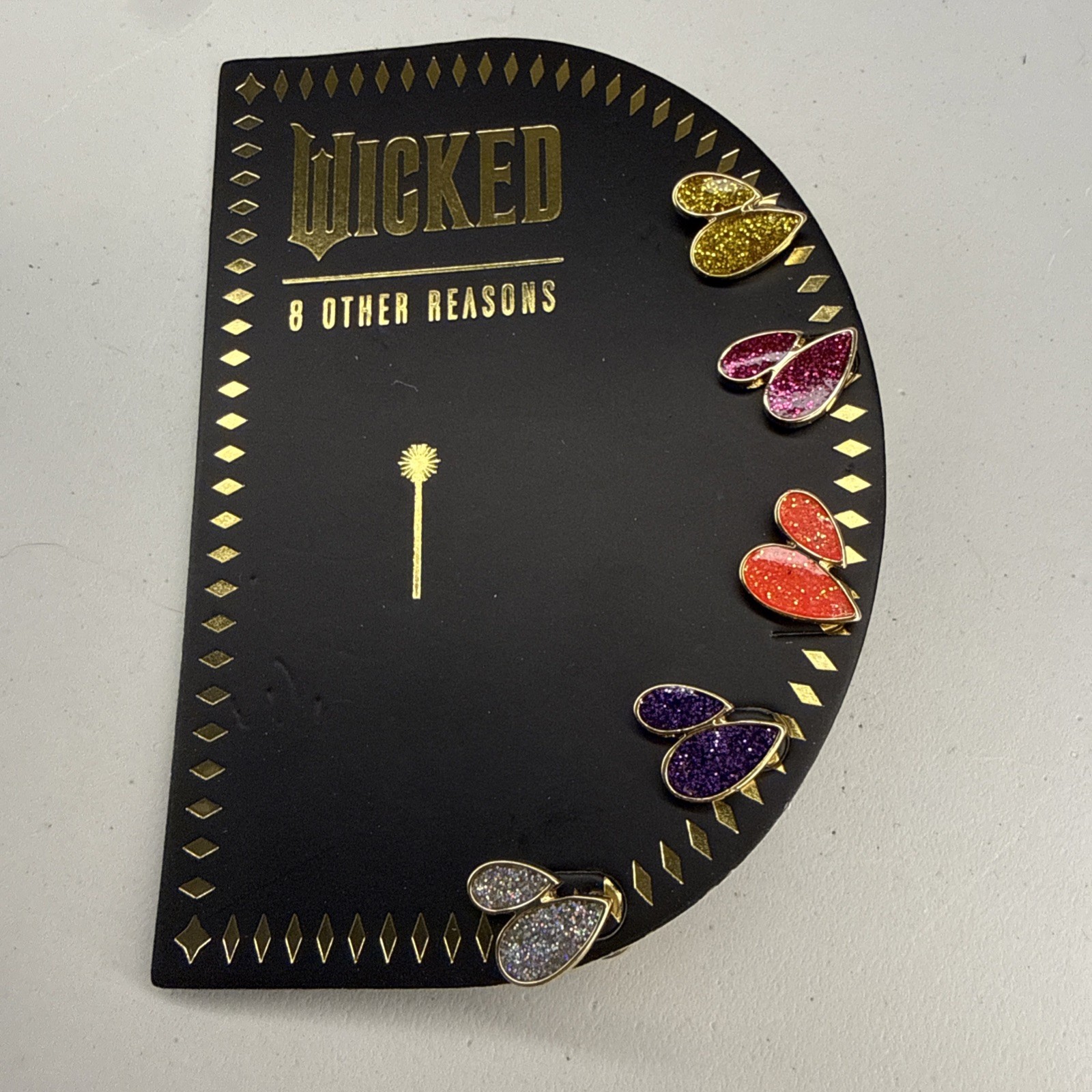 NEW Wicked X 8 Other Reasons Earring Set Droplet 5 Pairs CZ Studs 18k Gold Plate