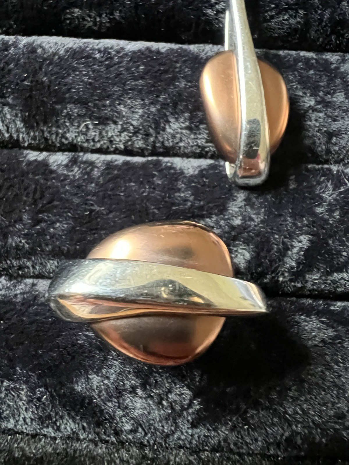 Retro Italian Designer Breil Set . Stainless Steele Pendant/ring/earrings.