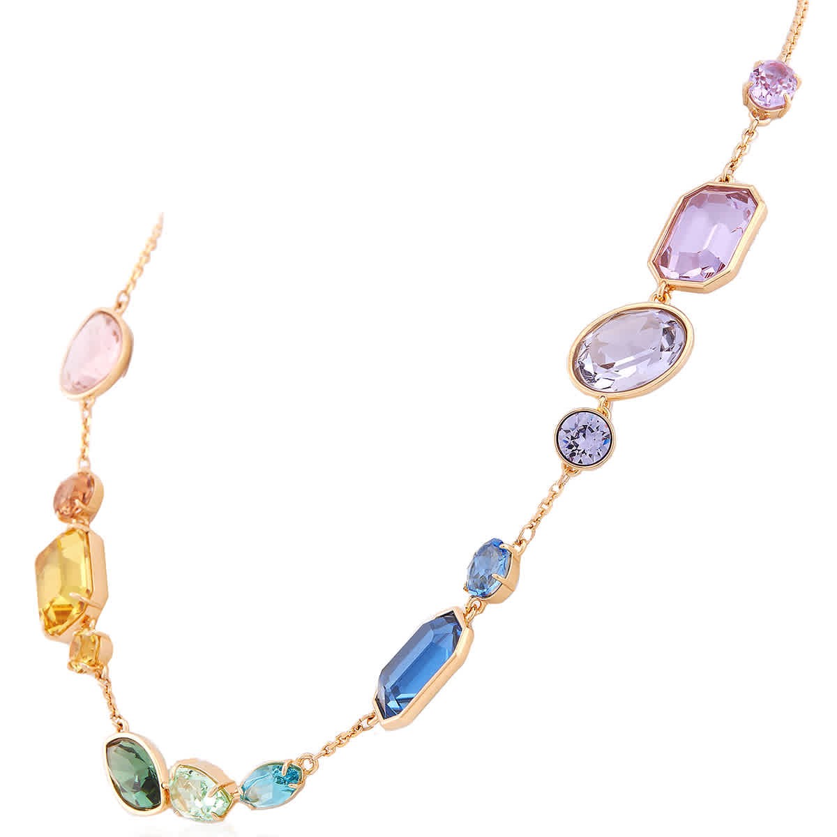 Swarovski Gema Gold-Tone Plated Crystal Necklace SW5741584