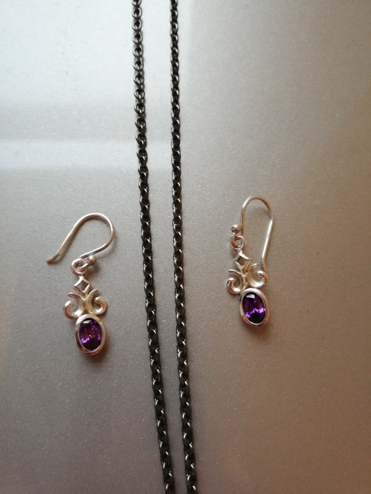 2x PIECE JEWELLERY SET – Long chain charm Necklace & Earrings *NEXT/OTHER*