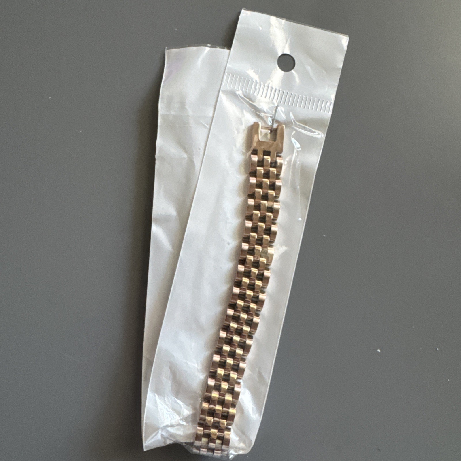 Jubilee Style Link Bracelet Rose Gold Stainless Steel 8 Inch Gift Luxury Women’s