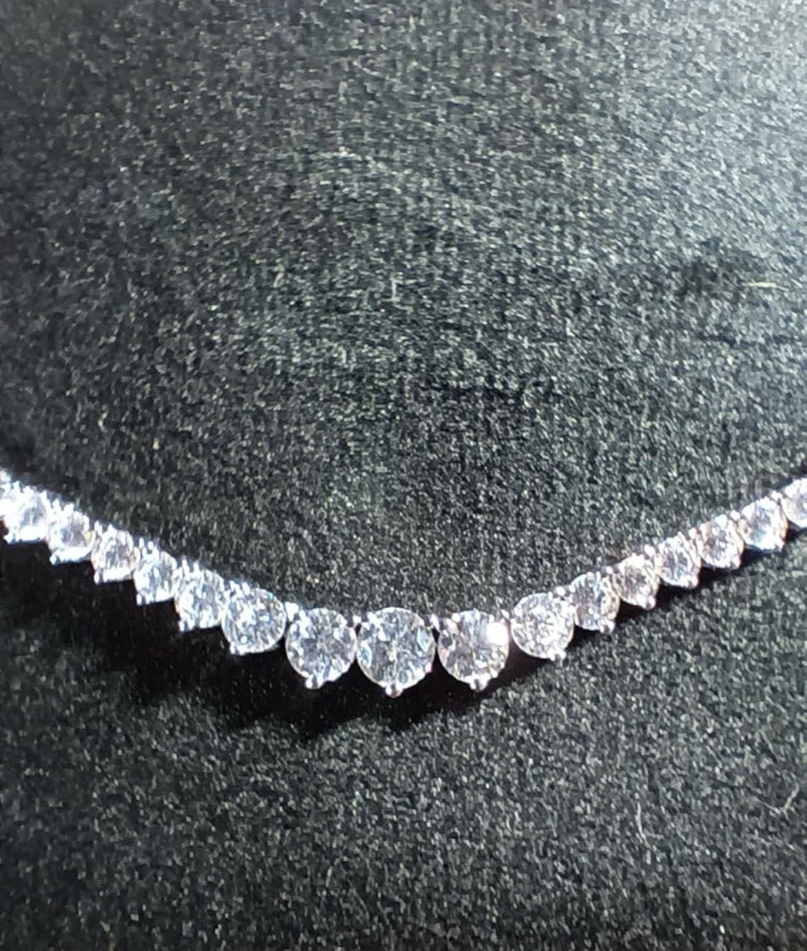 Tennis Necklaces for Women, Yellow & White Gold Plated