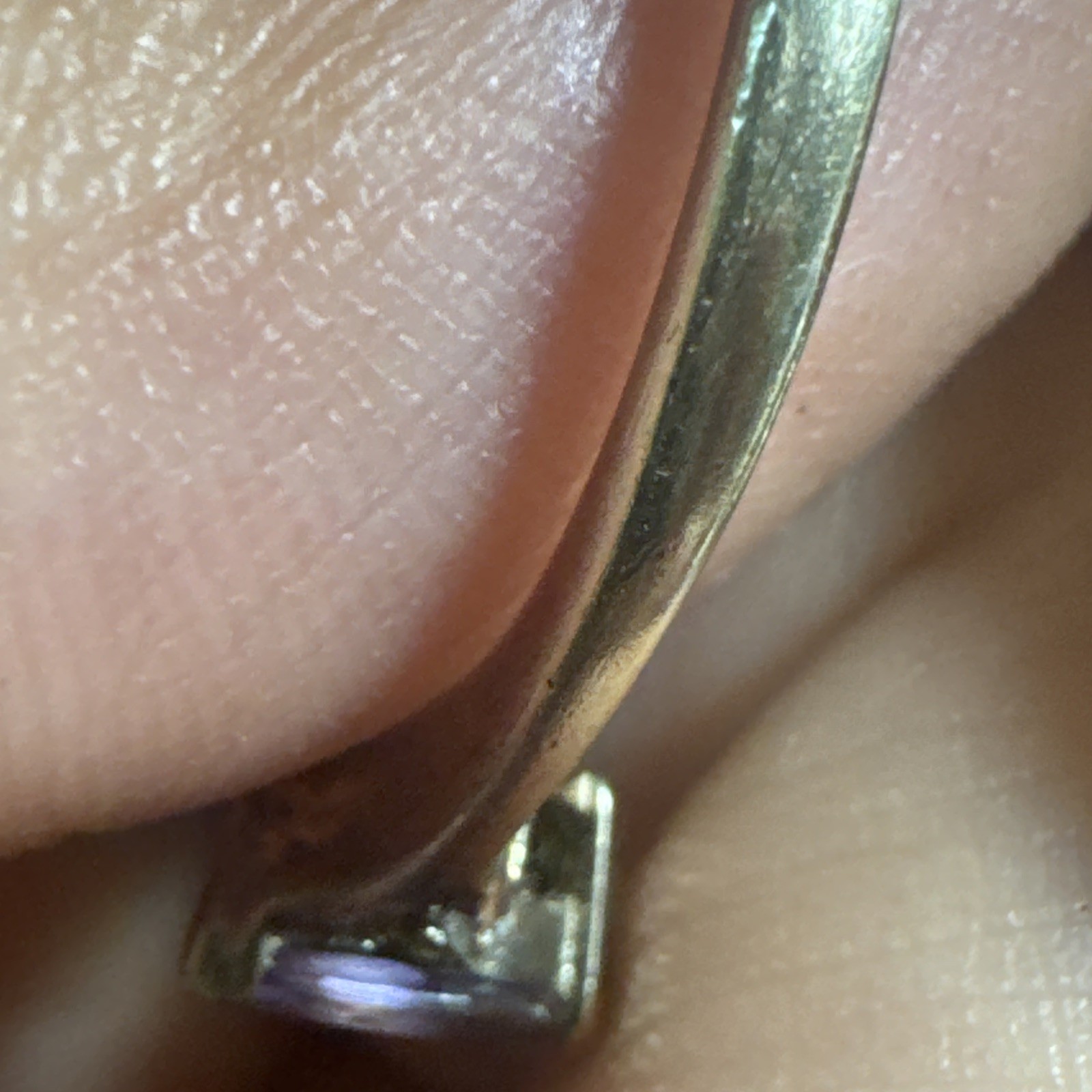 925 Sterling Silver Amethyst Marquise Ring Size 10.5 Market M China Modern Style