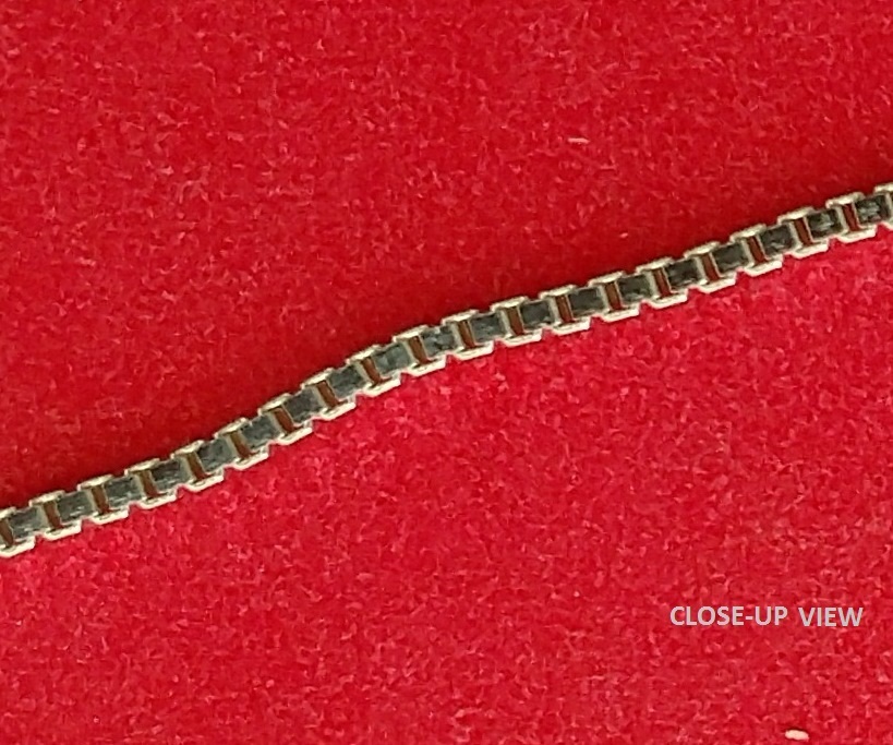Box Chain — Sterling Silver — 1.2mm* — 24 inch* (Made in Italy) [BN]