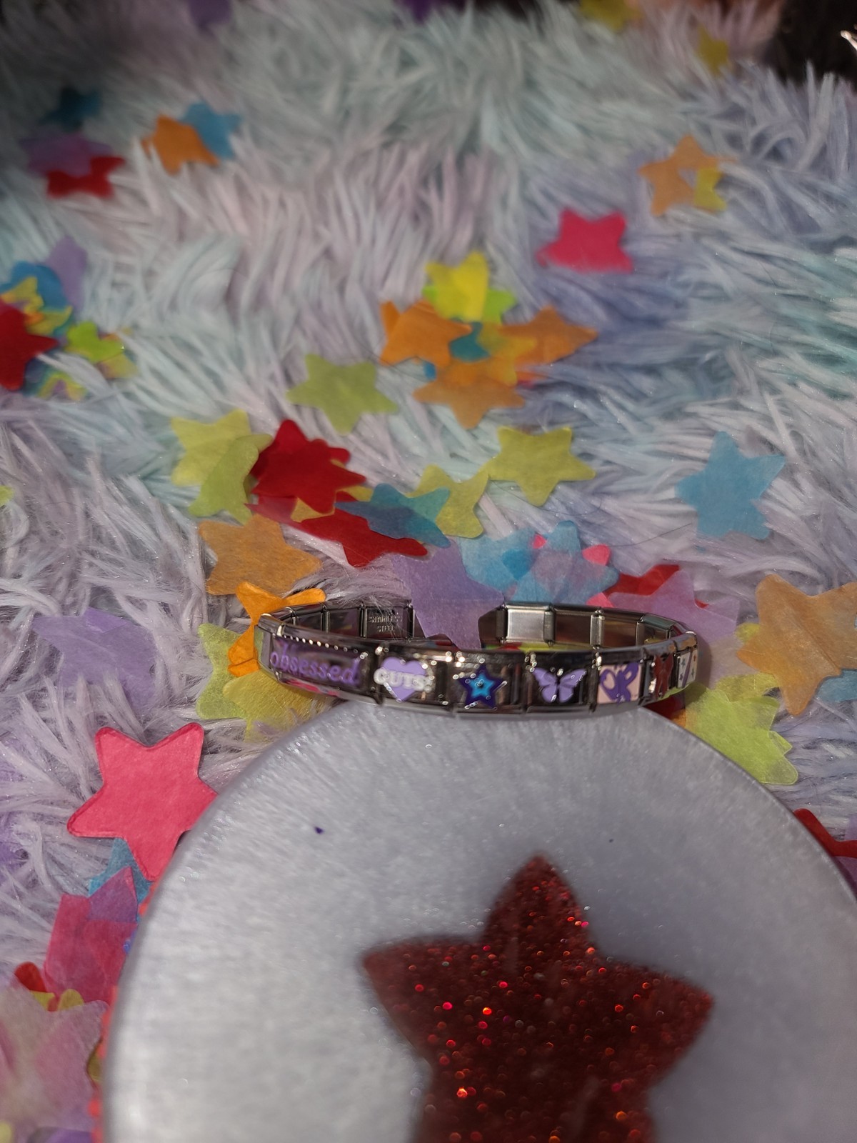 SOLD OUT! Olivia Rodrigo Italian Charm Bracelet OBSESSED & GUTS CHARM TOUR Merch
