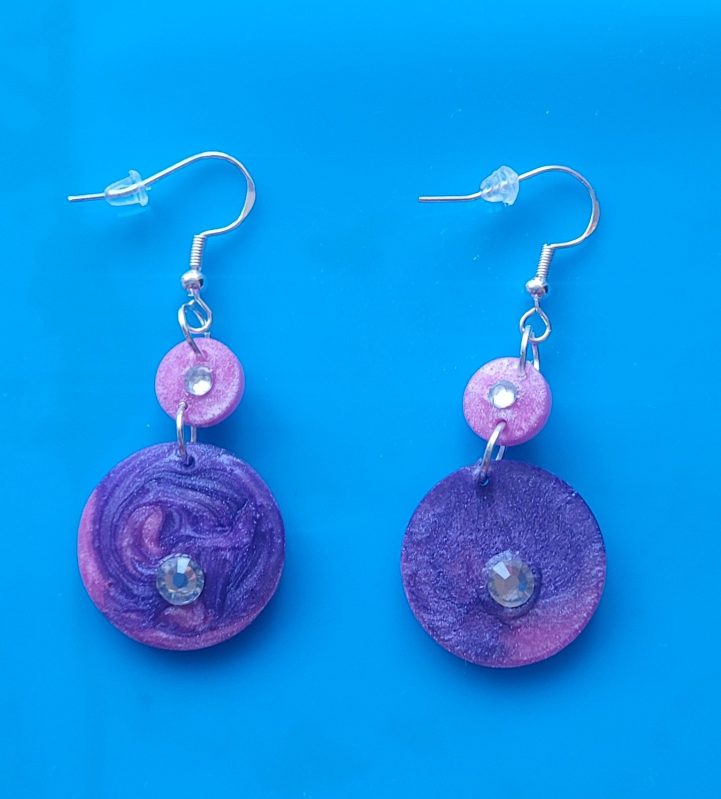 Handmade Resin Earings Nickel Free
