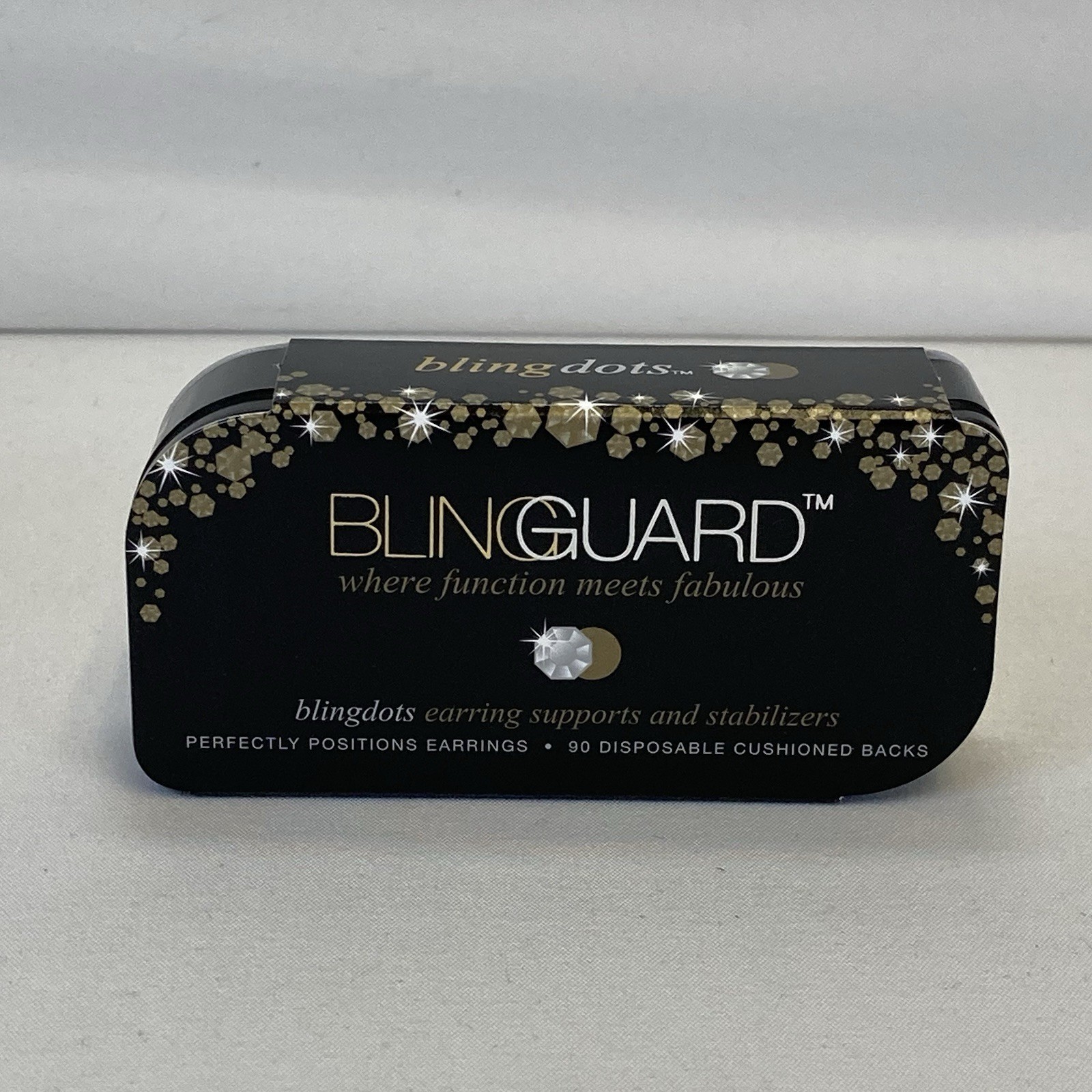 1 Pack BlingGuard Bling Dots Earring Supports & Stabilizers 45 pairs, 90 dots