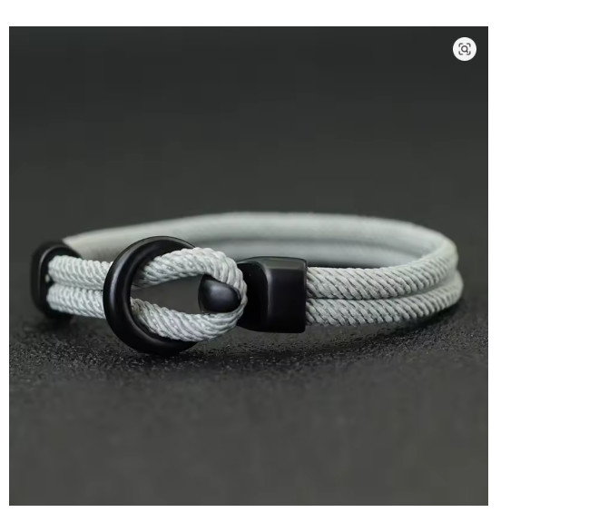 Fashion Men Paracord Rope Bracelet 2 Layer Outdoor Camping Survival Gift for Him
