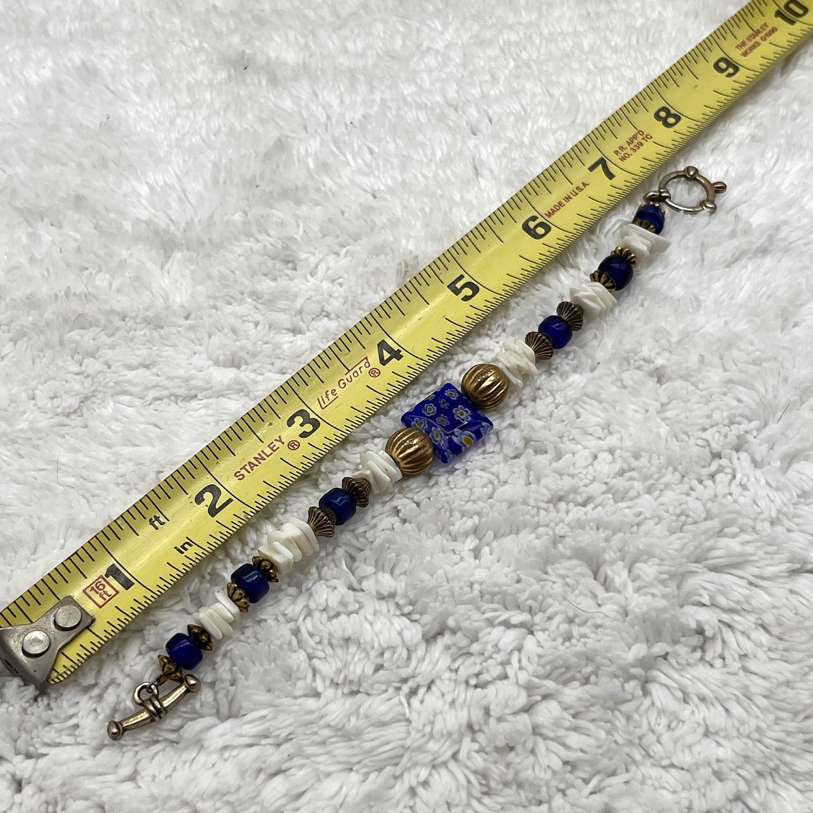 Boho Bracelet Lot of 2 Cloisonné Millefiori Beads