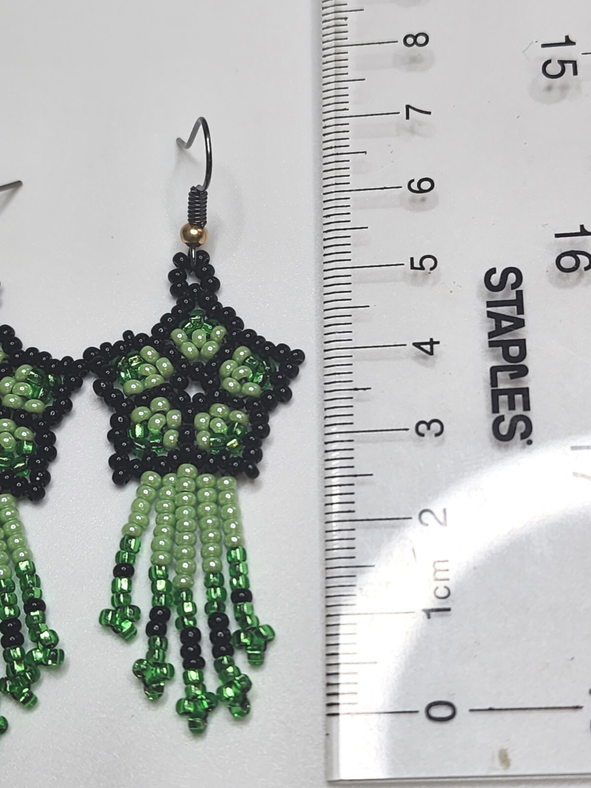 NEW SMALL BEADED FASHION HOOK FLOWERED EARRINGS