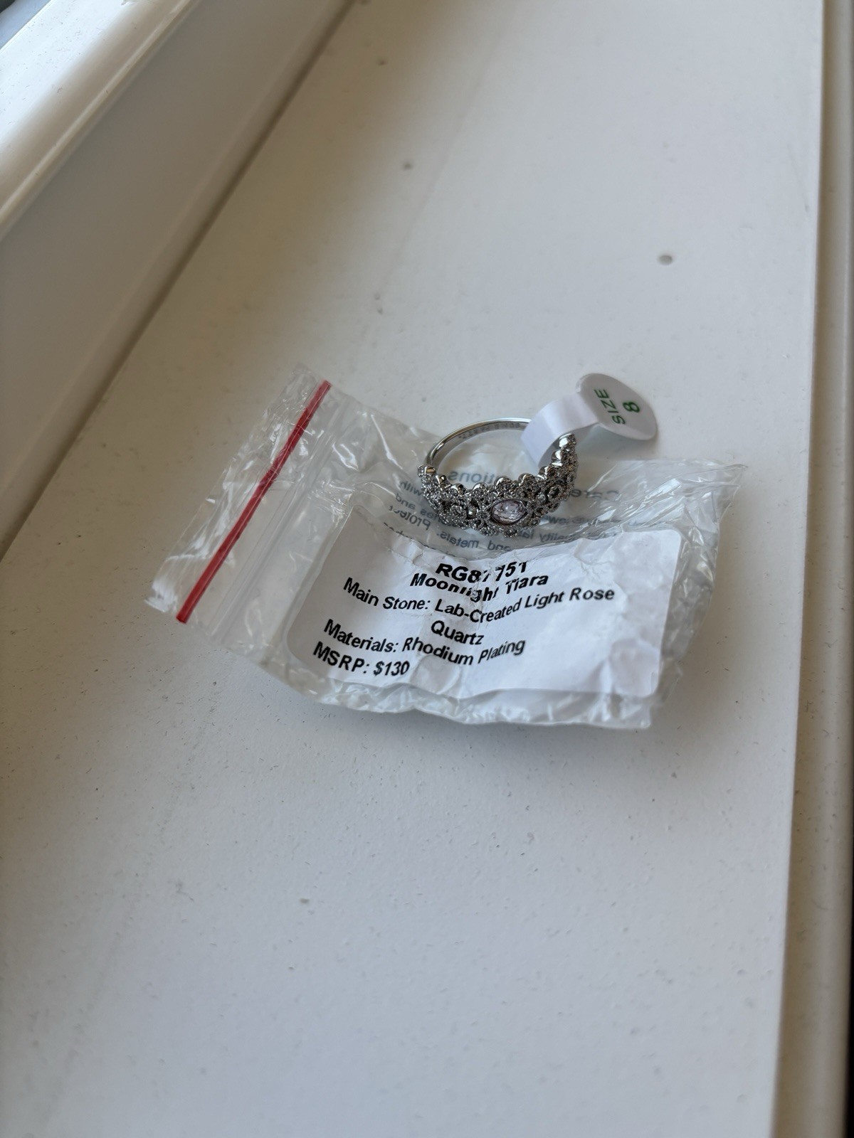 Bomb Party Original Ring – RG87751 Moonlight Tiara – Size 08 – Brand New w/ Bag!