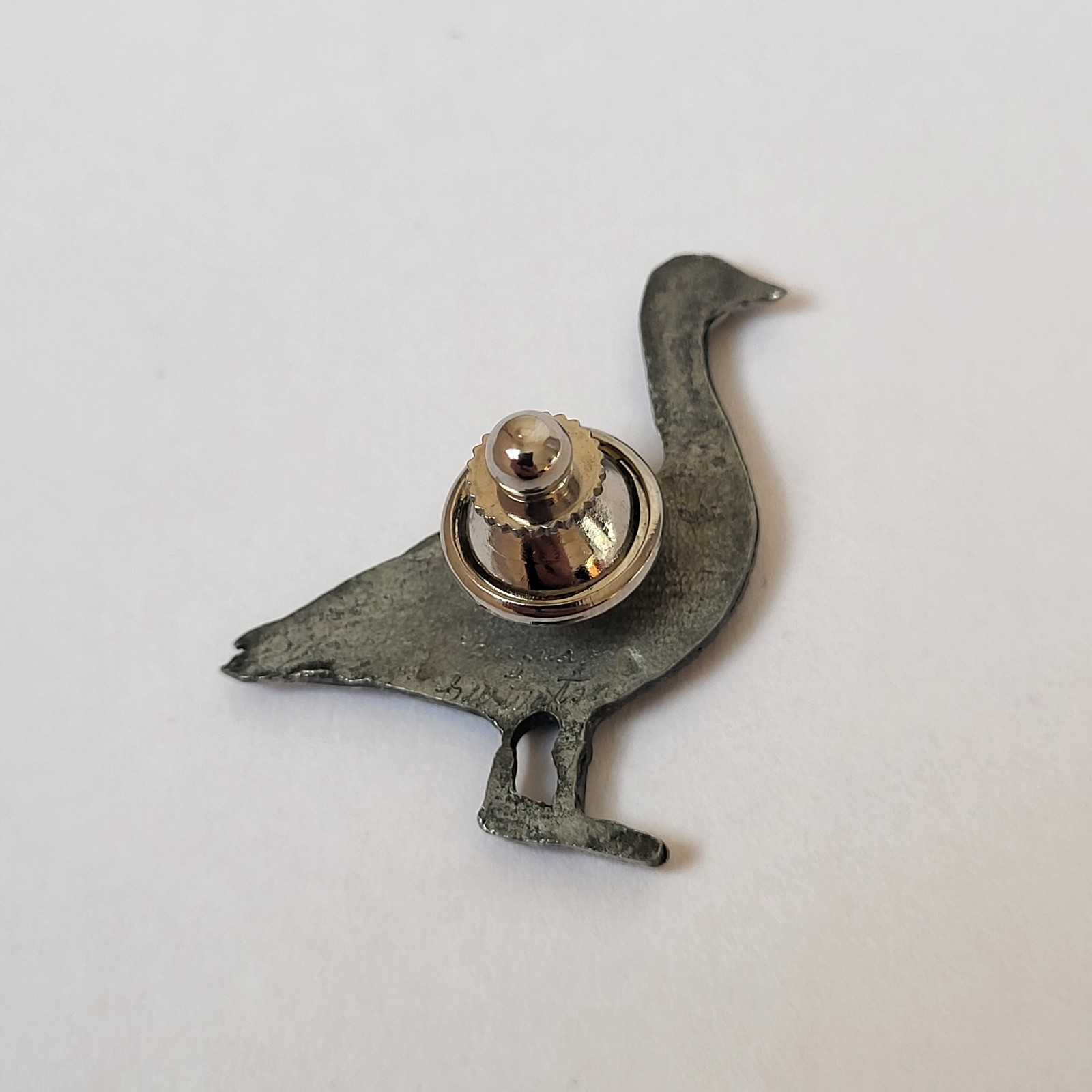 Mixed Animal Brooch Pin Lot (6) Metal Duck Cow Koala Penguin Panda Elephant Duck