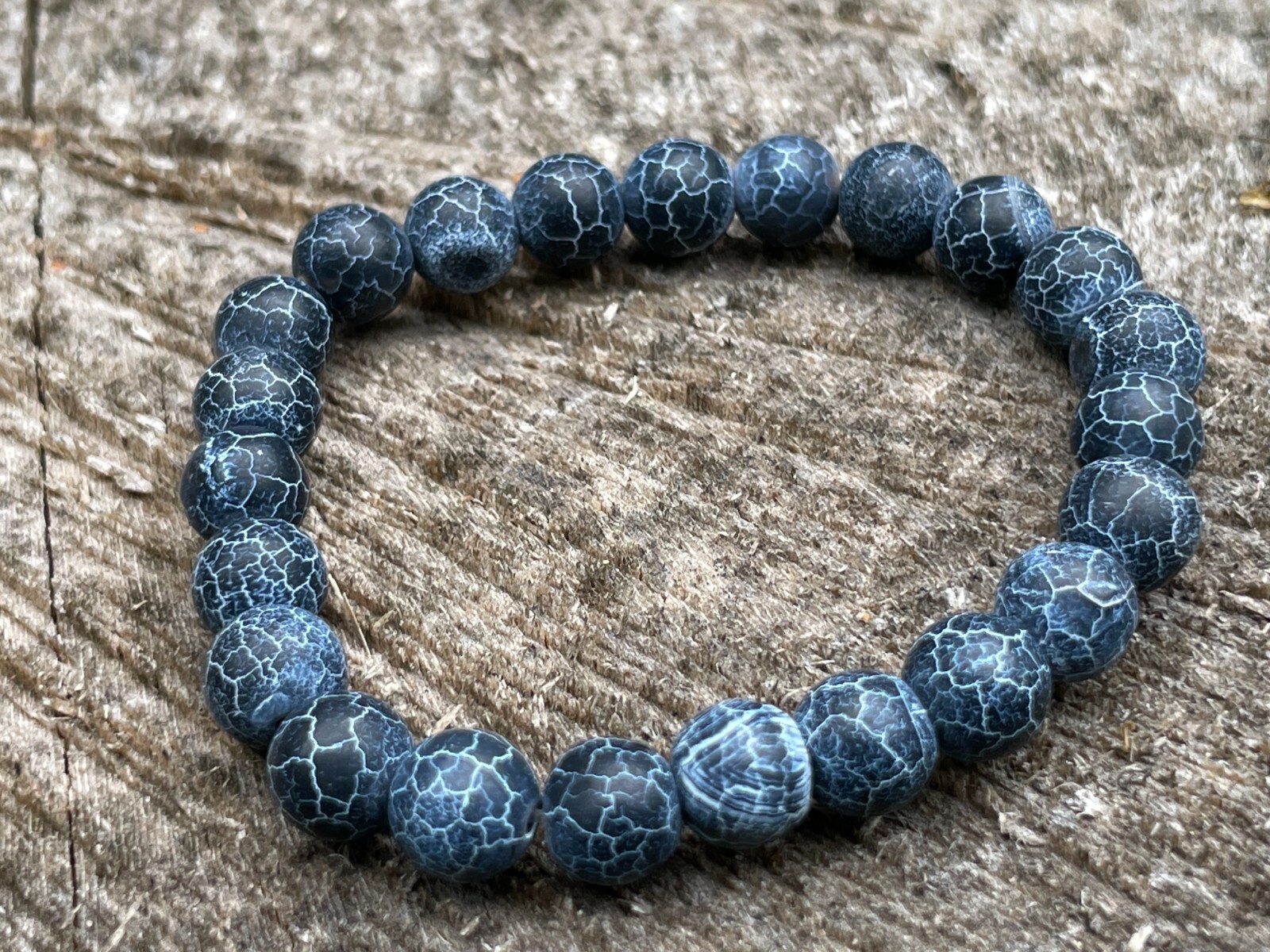 Men Women Natural Stone Agate Bead Bracelet Tiger Eye Turquoise handmade Jewelry