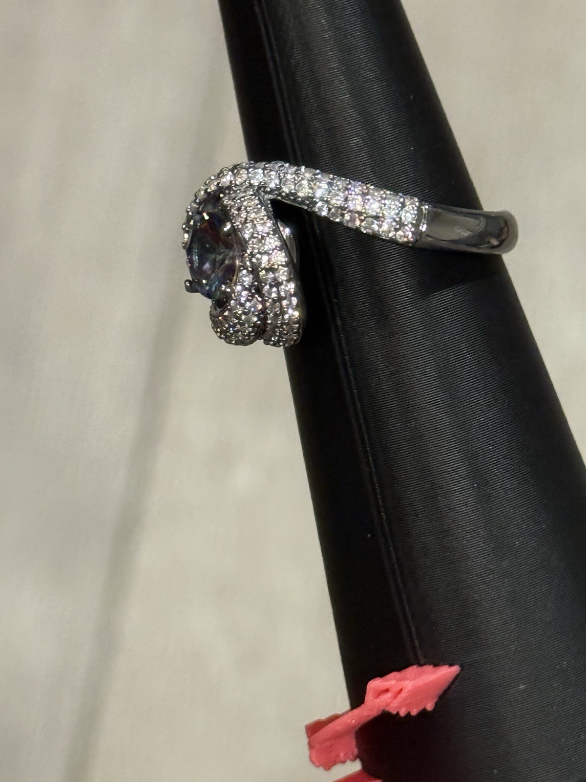 Bomb Party BP-June 2025 Birthday Ring-Size 9-Alexandrite-Hematite Plating