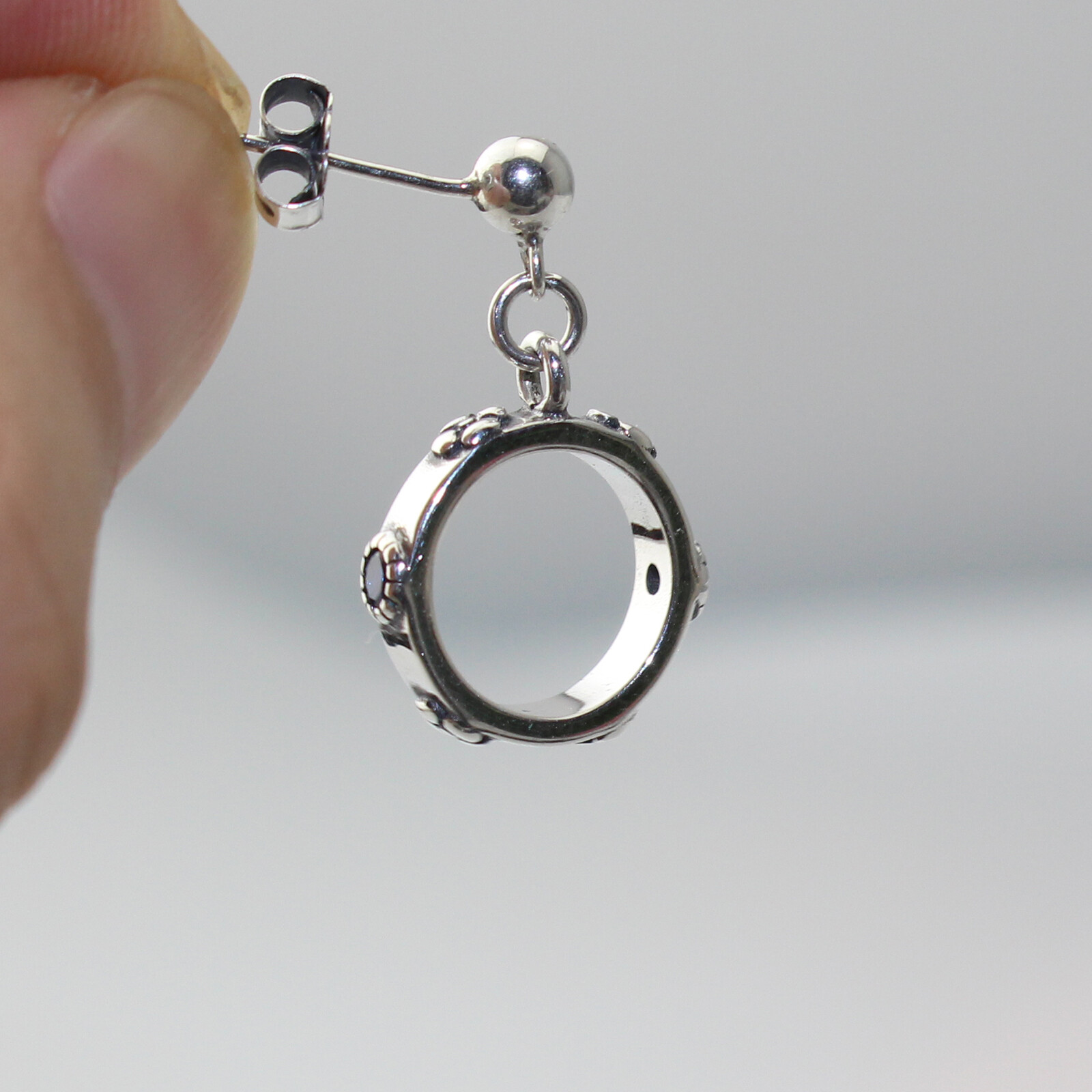 Anime Howls Moving Castle Cosplay Earring 925 Sterling Silver 1 Pair