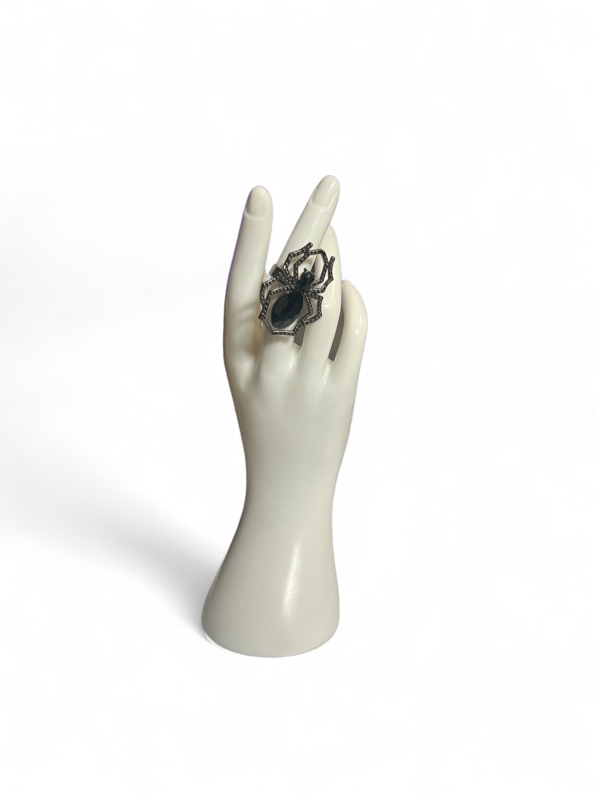 Unisex Adult Black Widow Spider Witch Adjustable Halloween Costume Spooky Ring