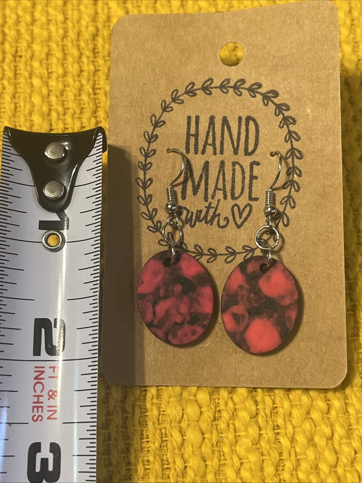 Small Colorful Earrings NEW Pink