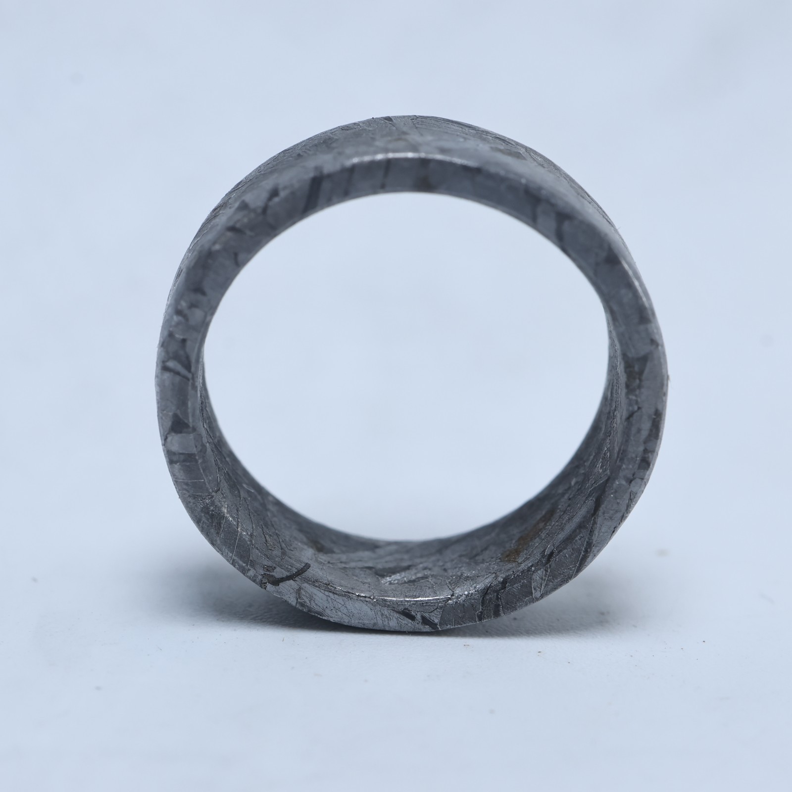 meteorite ring Natural meteorite carving crater ring, holiday gift