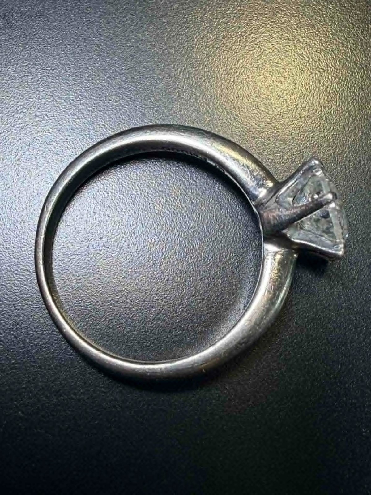 Natural 1.062 Ct Diamond Engagement Ring in Platinum 1000 – Pure Platinum