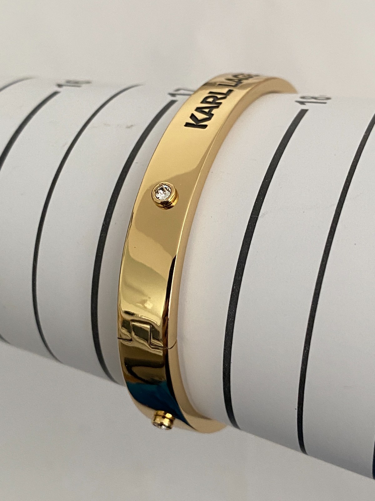 Karl Lagerfeld Rue St. Guillaume Bangle with Crystal from Swarovski
