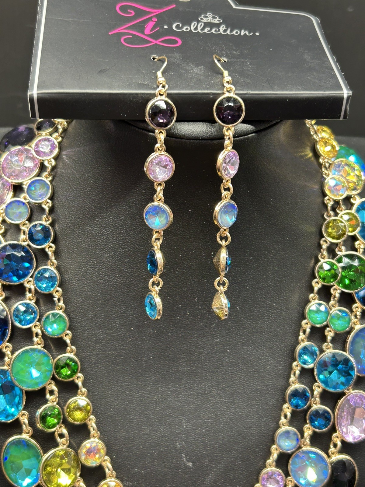 Paparazzi Zi Collection 2024 Elated Necklace And Bracelet New Rare Elated Energy