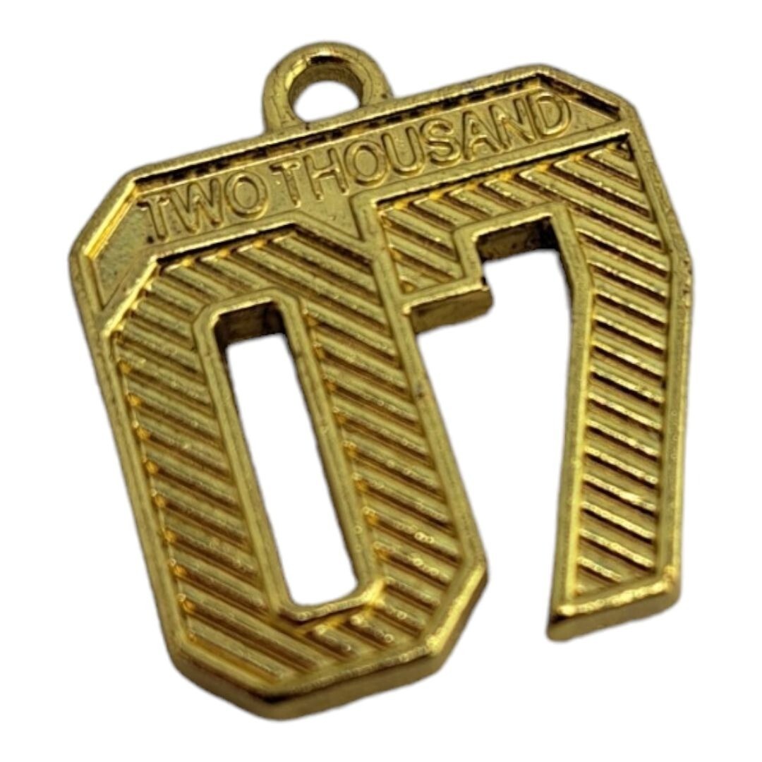 Graduation Tassel Pendant Golden Charm 2016 Jostens Grad, Celebration, Goals A