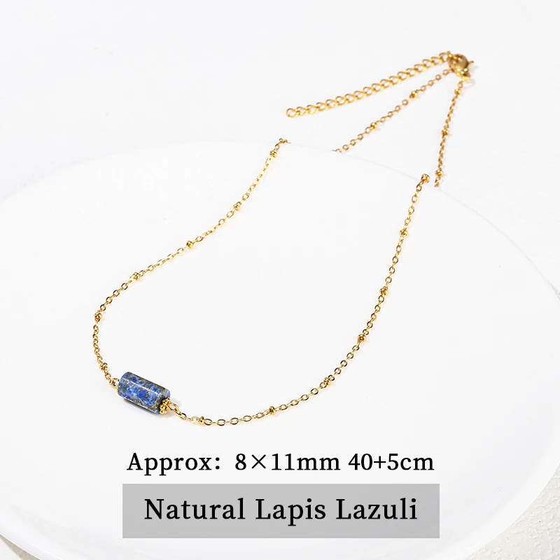 JD Handmade Boho Necklace Natural Amethyst Faceted Bead Pendant Necklace For Wom