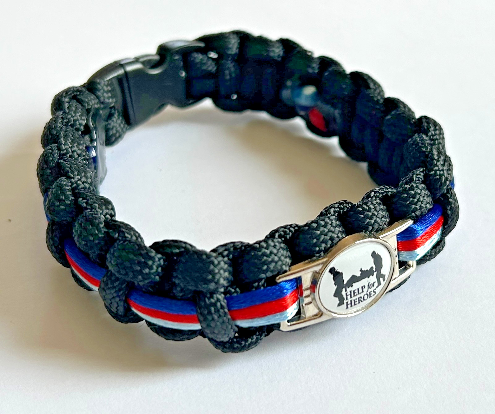 MILATARY COLOURS : Help4 Heroes Oval Stretcher Badge Bracelet(3 Sizes/7 Colours)