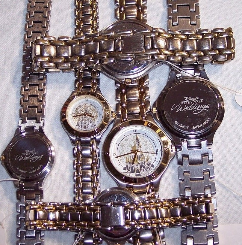Disney Fairy Tale Wedding Watch Bride Groom Cinderella Castle Happy After CHOOSE