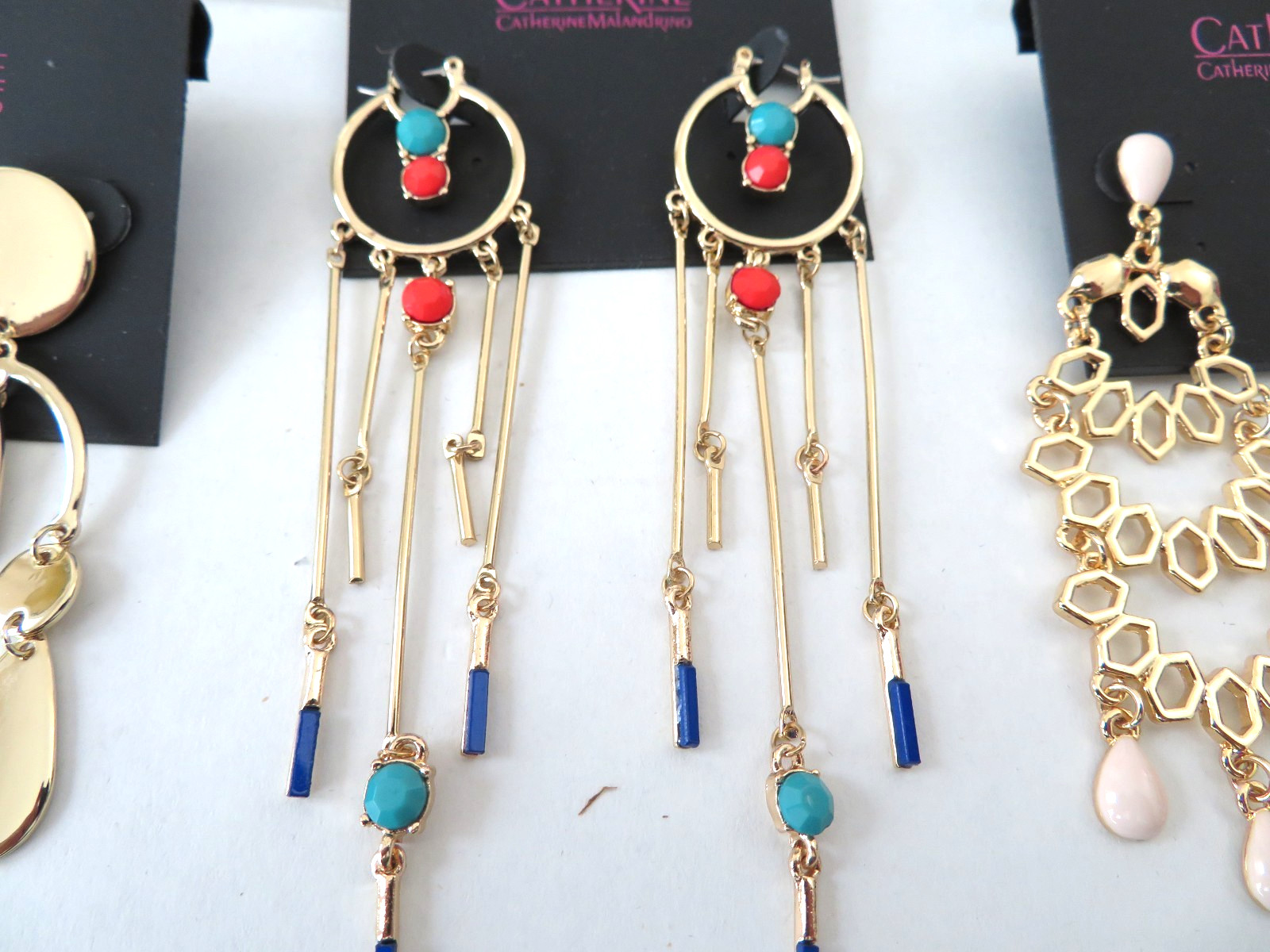 8 PAIR CATHERINE MALANDRINO EARRINGS