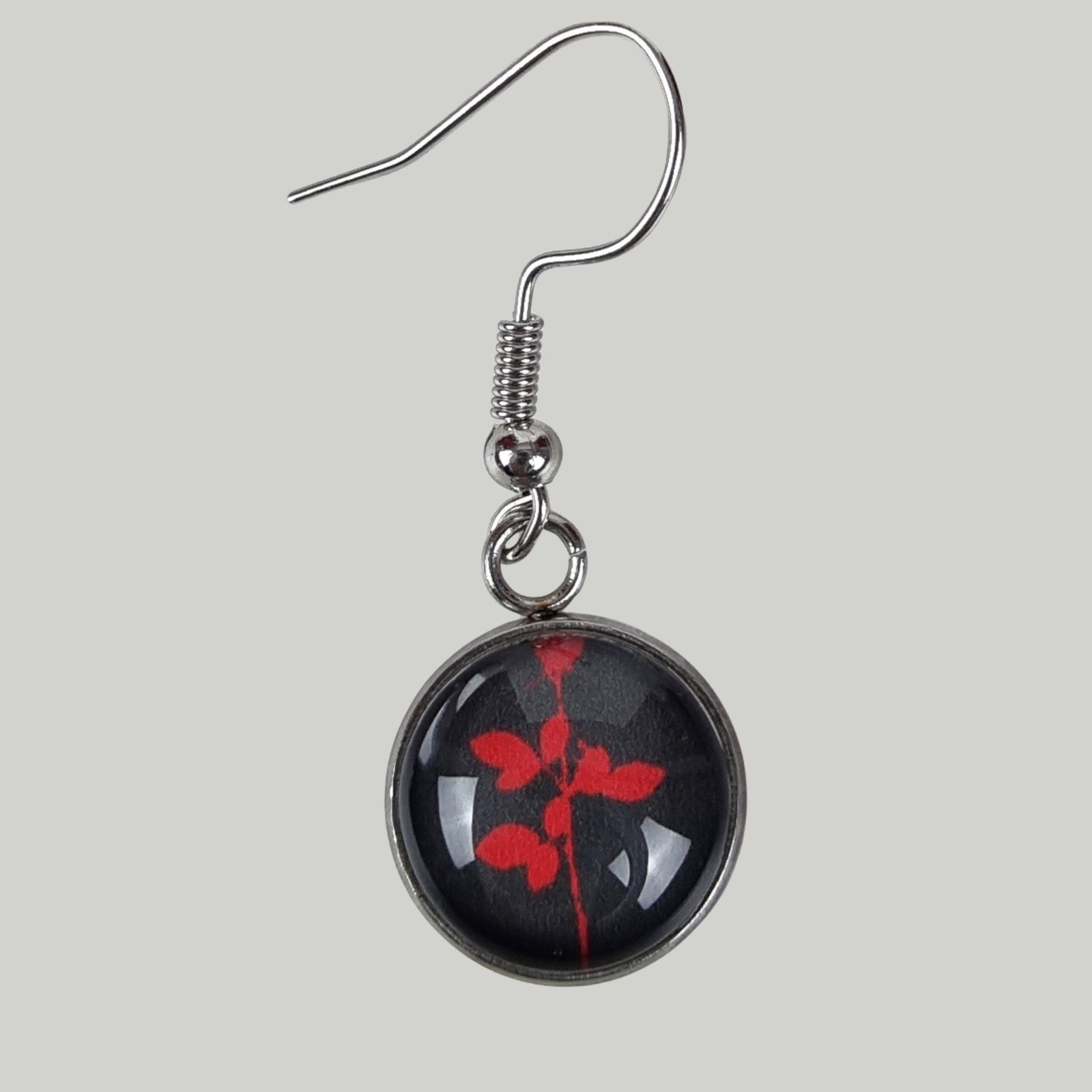 Depeche Mode Dangle Earrings –Devotee Fan Gift, Jewelry, Music Lover Handmade UK