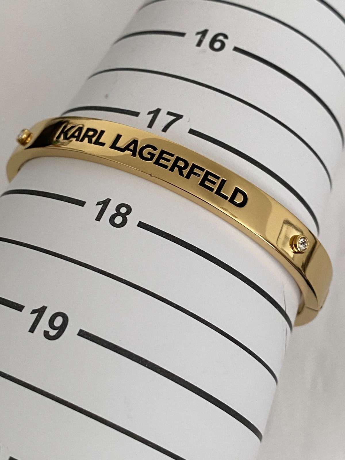 Karl Lagerfeld Rue St. Guillaume Bangle with Crystal from Swarovski