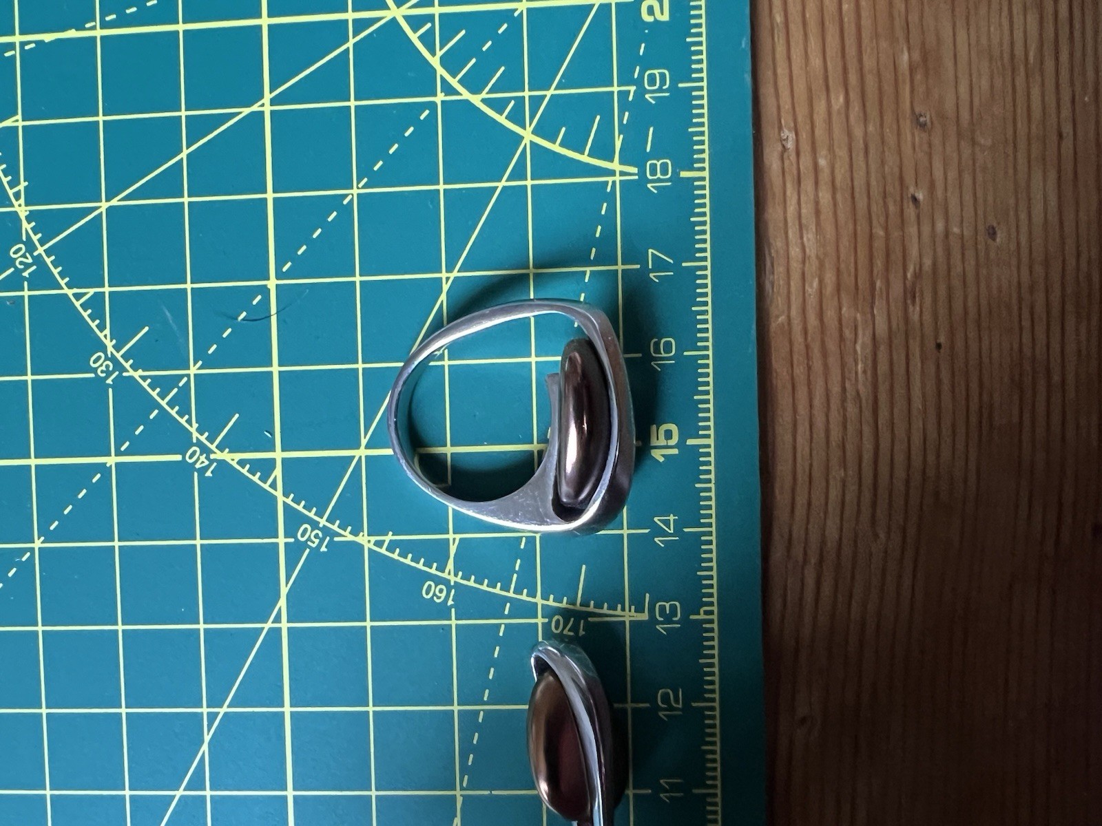 Retro Italian Designer Breil Set . Stainless Steele Pendant/ring/earrings.