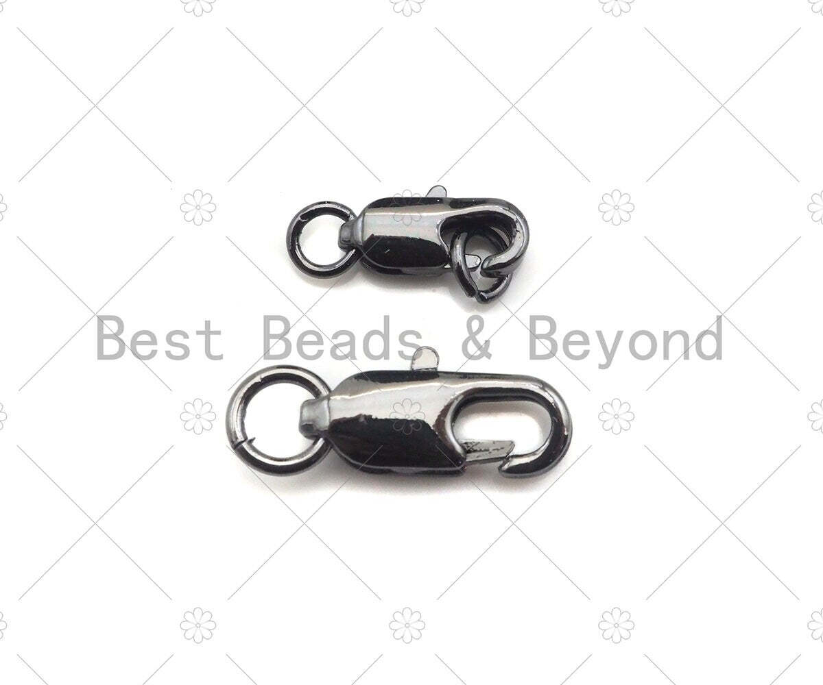 Simple Lobster Claw Clasp, Link Connector with Jump Ring, Gold/Silver/Rose