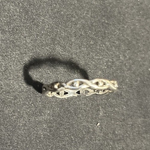 Sterling Silver Band Ring 92.5 Size 7