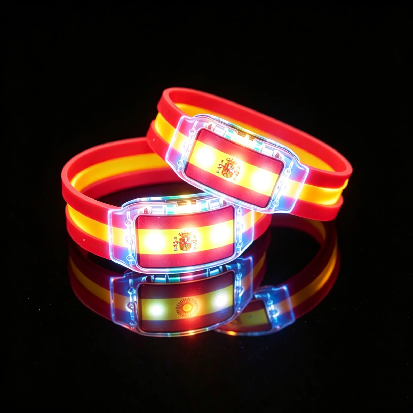 LED Illuminated Country Wristbands