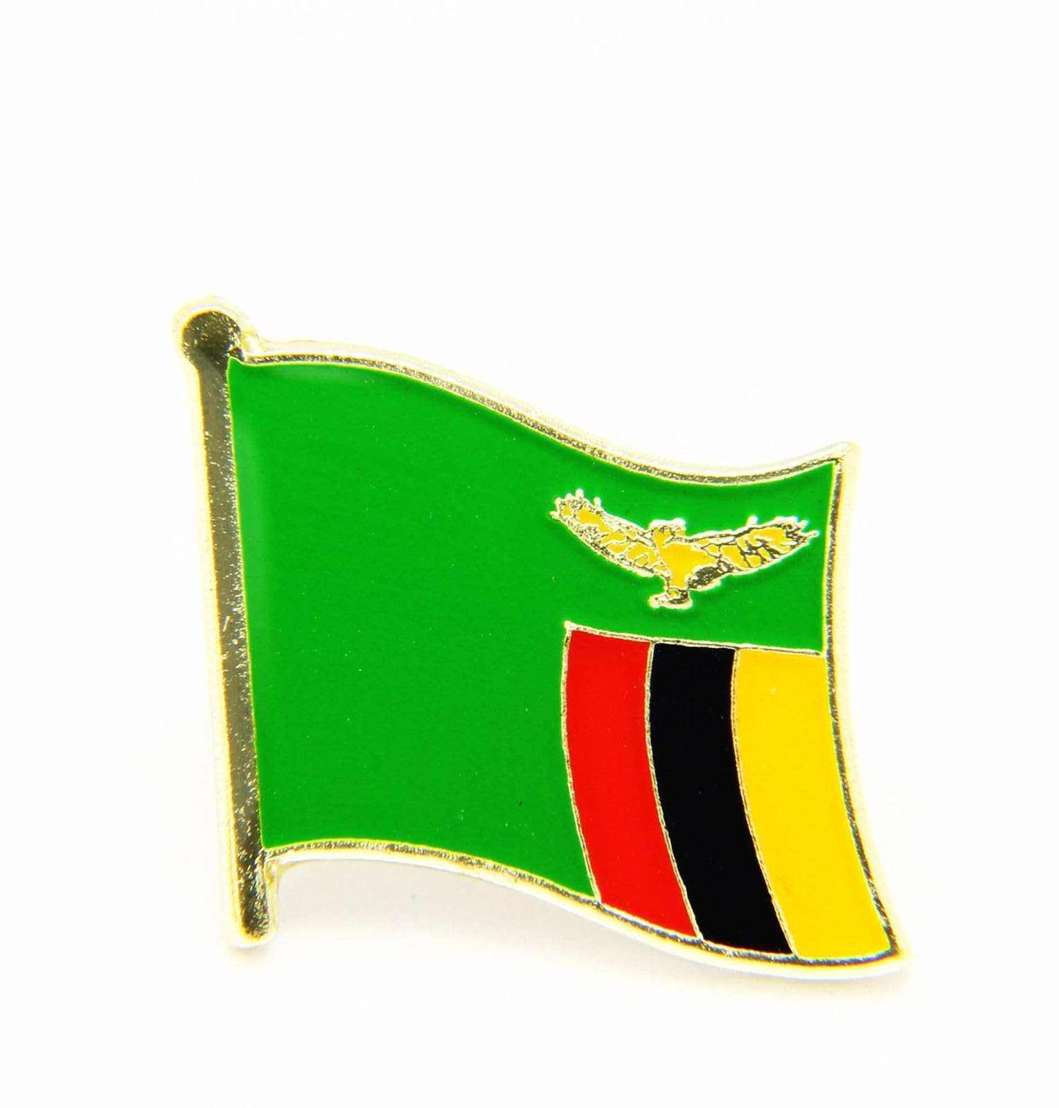 1 PCS National Flag 9 Enamel Badge Metal Brooch 0.63×0.75 Inch