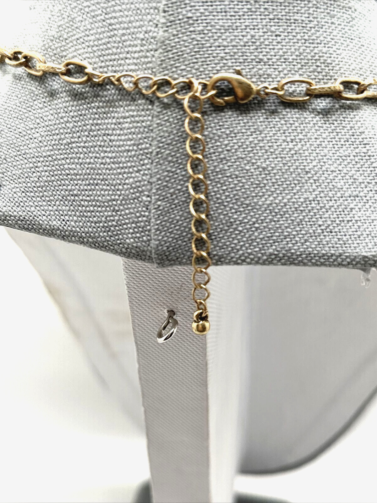 Y Drop Charm Necklace Made with Swarovski Crystals Gold Tone Moroccan Statement