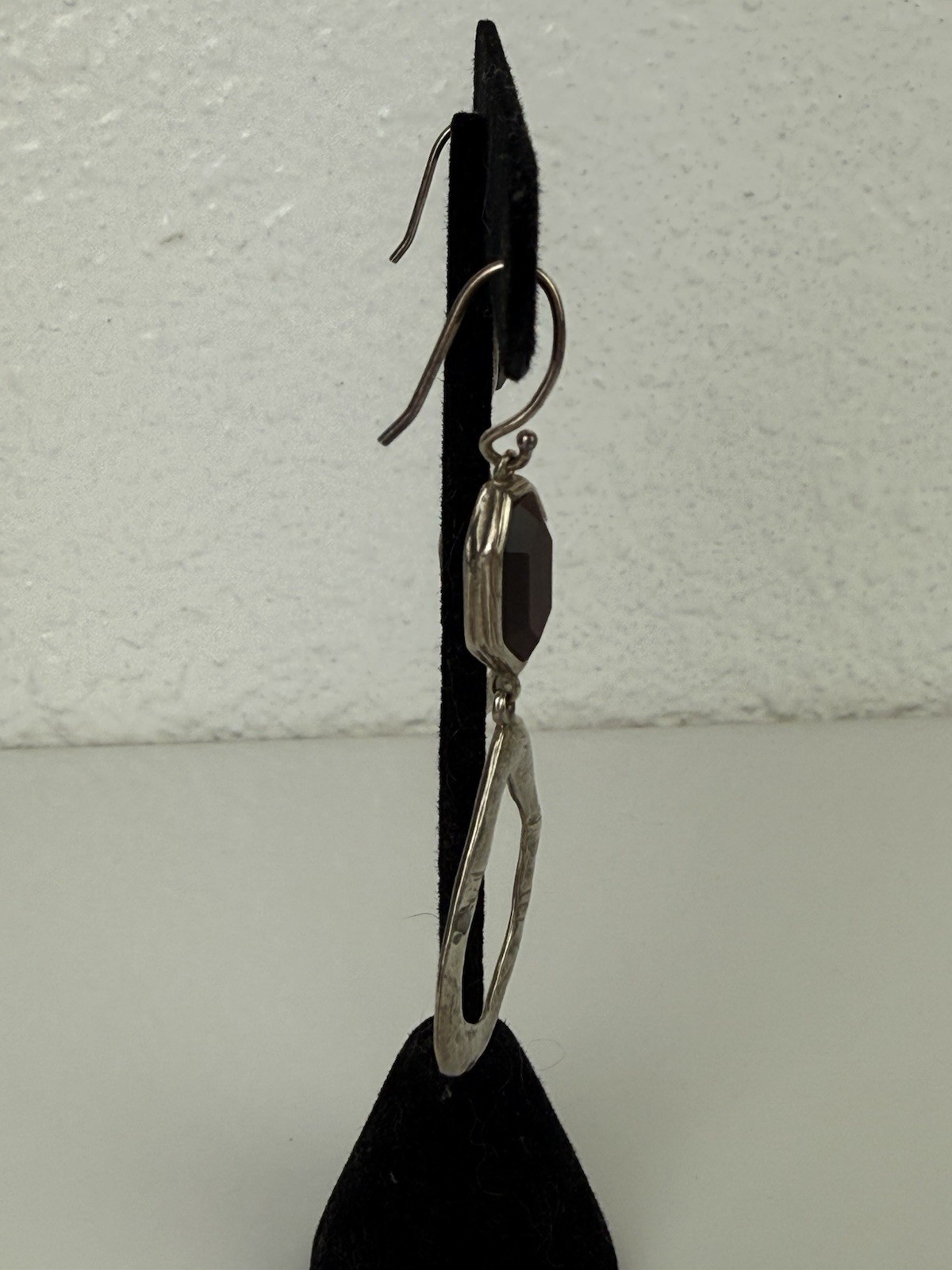 Silpada Sterling Red Tiger’s Eye Bring The Heat Dangle Earrings W2945