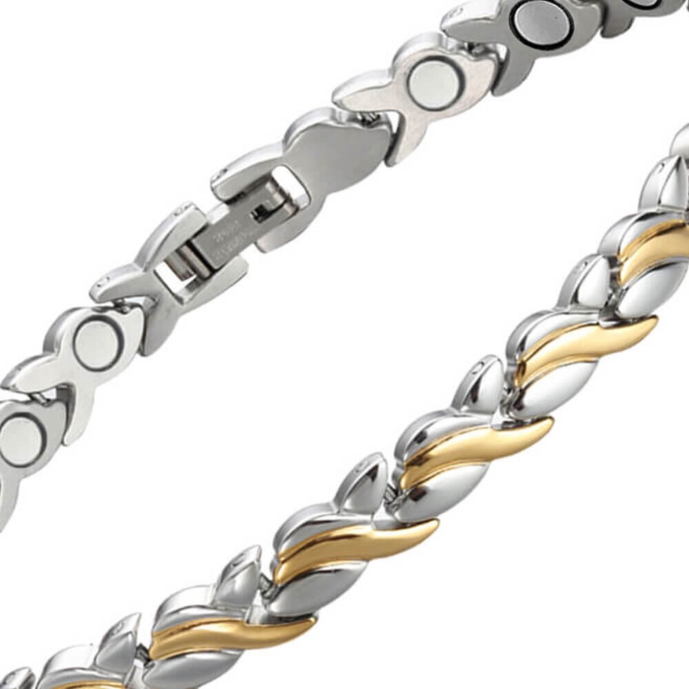 Stunning Magnetic Bracelet women Balance Energy Arthritis Pain Relief Power Joy