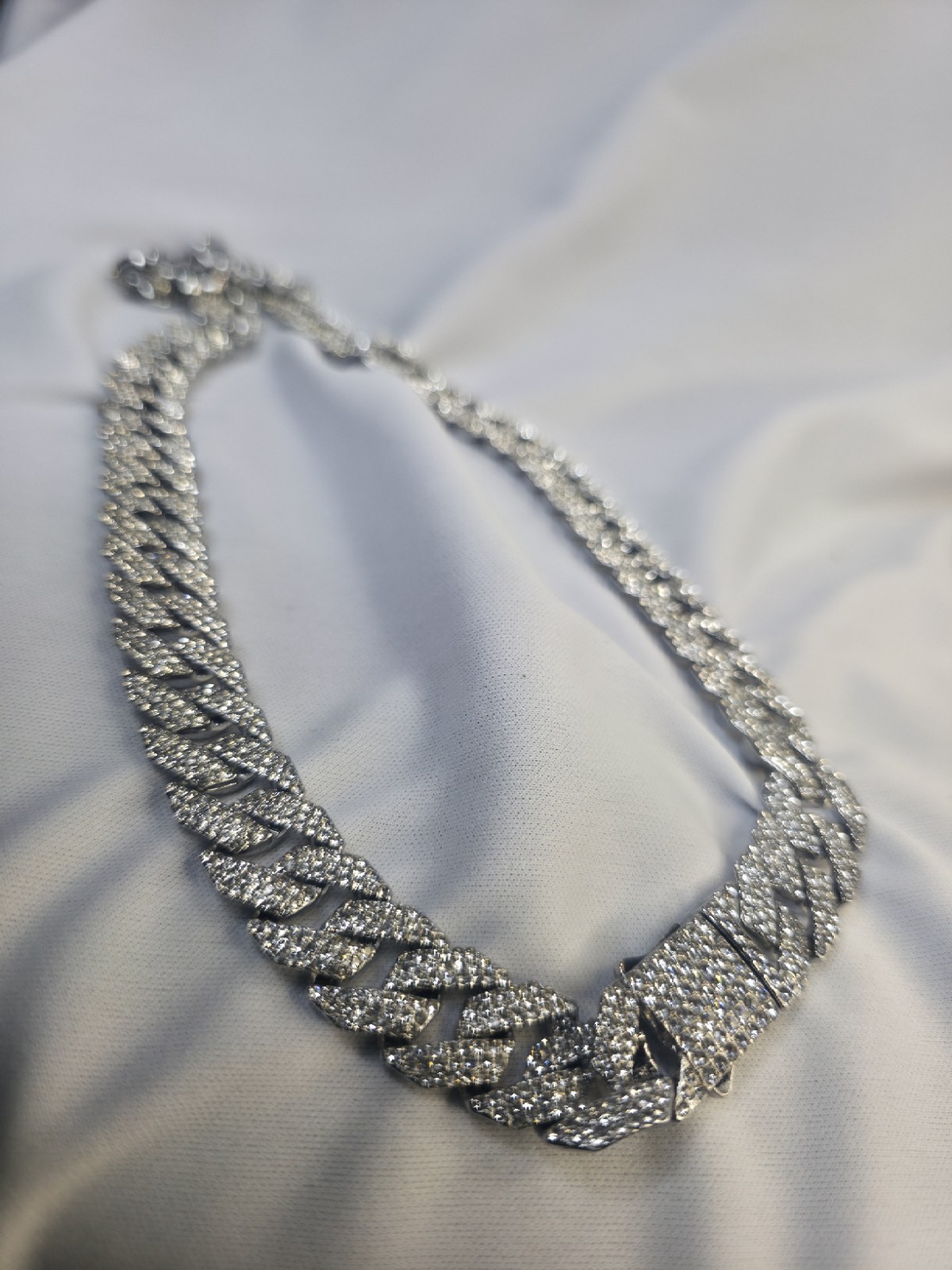 24” Iced Out Cuban Link Chain Heavy Solid Look Mens Hip Hop Necklace