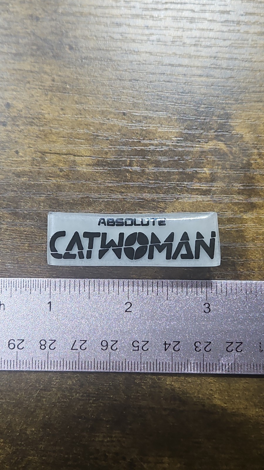 Absolute Catwoman Regular Title UV Reactive Pin – Handmade