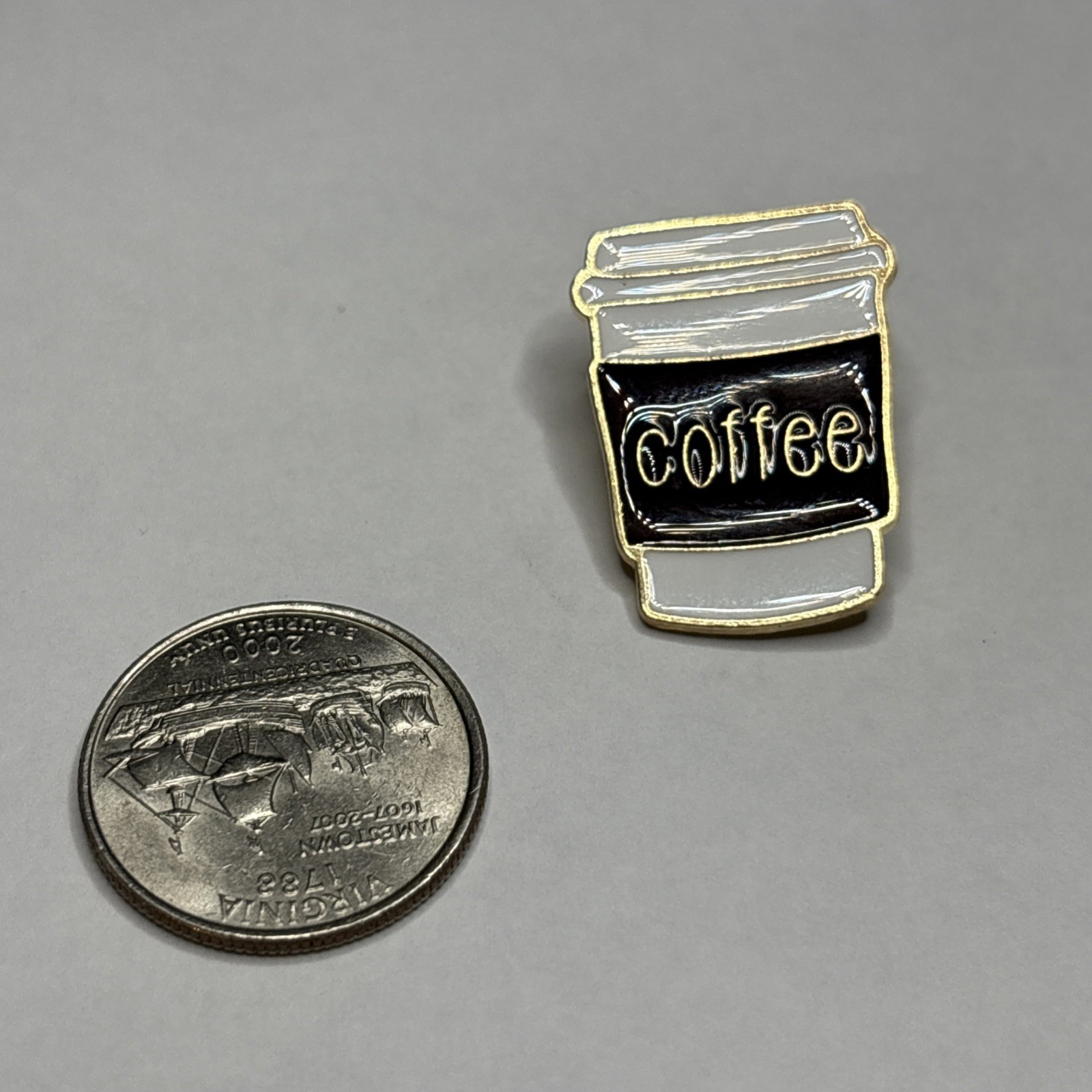 Lapel Pin – To Go Coffee Cup S85