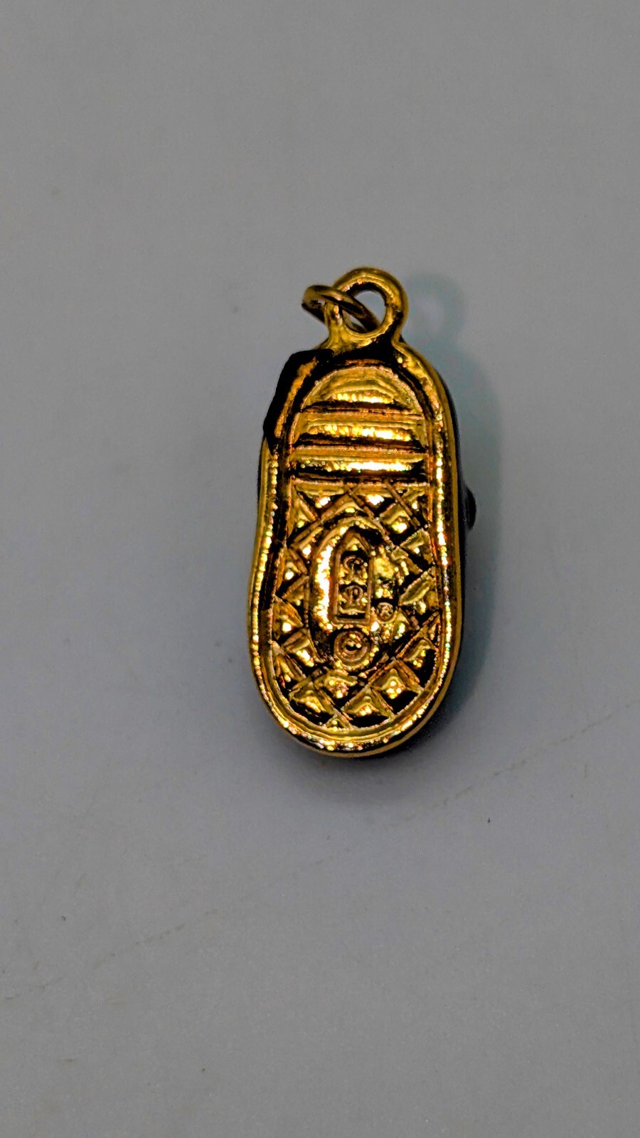 Roman Inc 1″ Charm Itty Bitty Baby Black Mary Jane Shoe Rhinestone Jewelry *Read