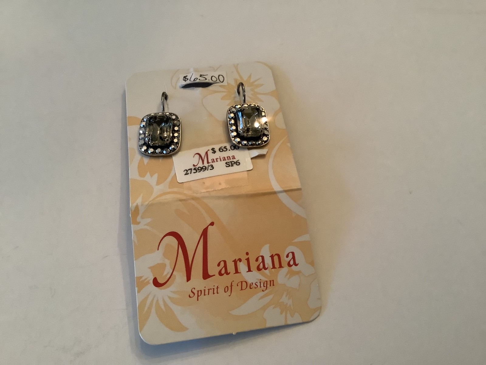 marianna silver/gray earrings