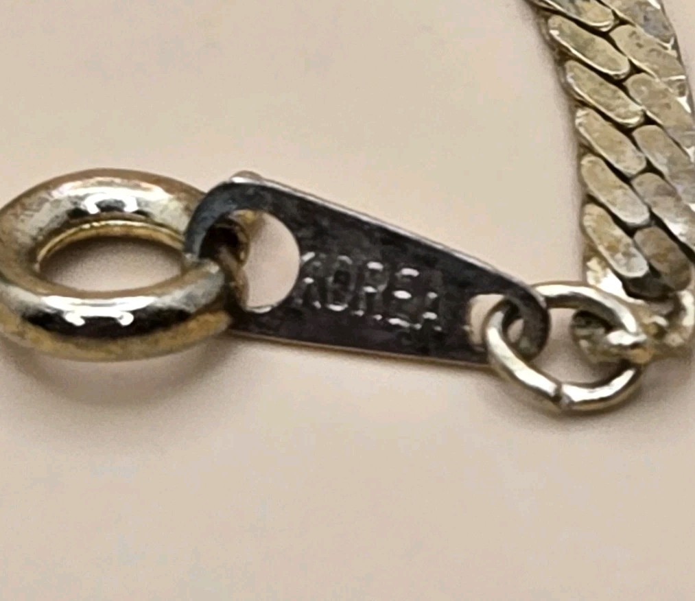 Vintage National Beta Club 89 (B) Blue/Orange Pendant Bracelet – by Jostens