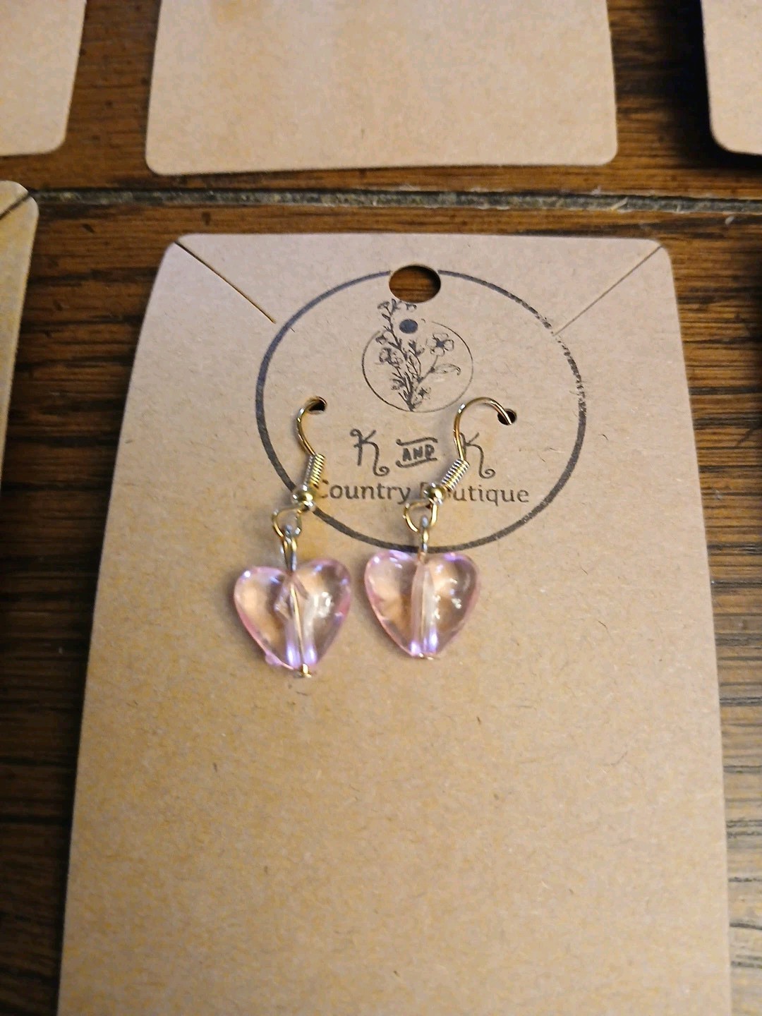 New Lot Of 9 Pair Cute Fun Pink Earrings For Kids, Teens, Young Adults