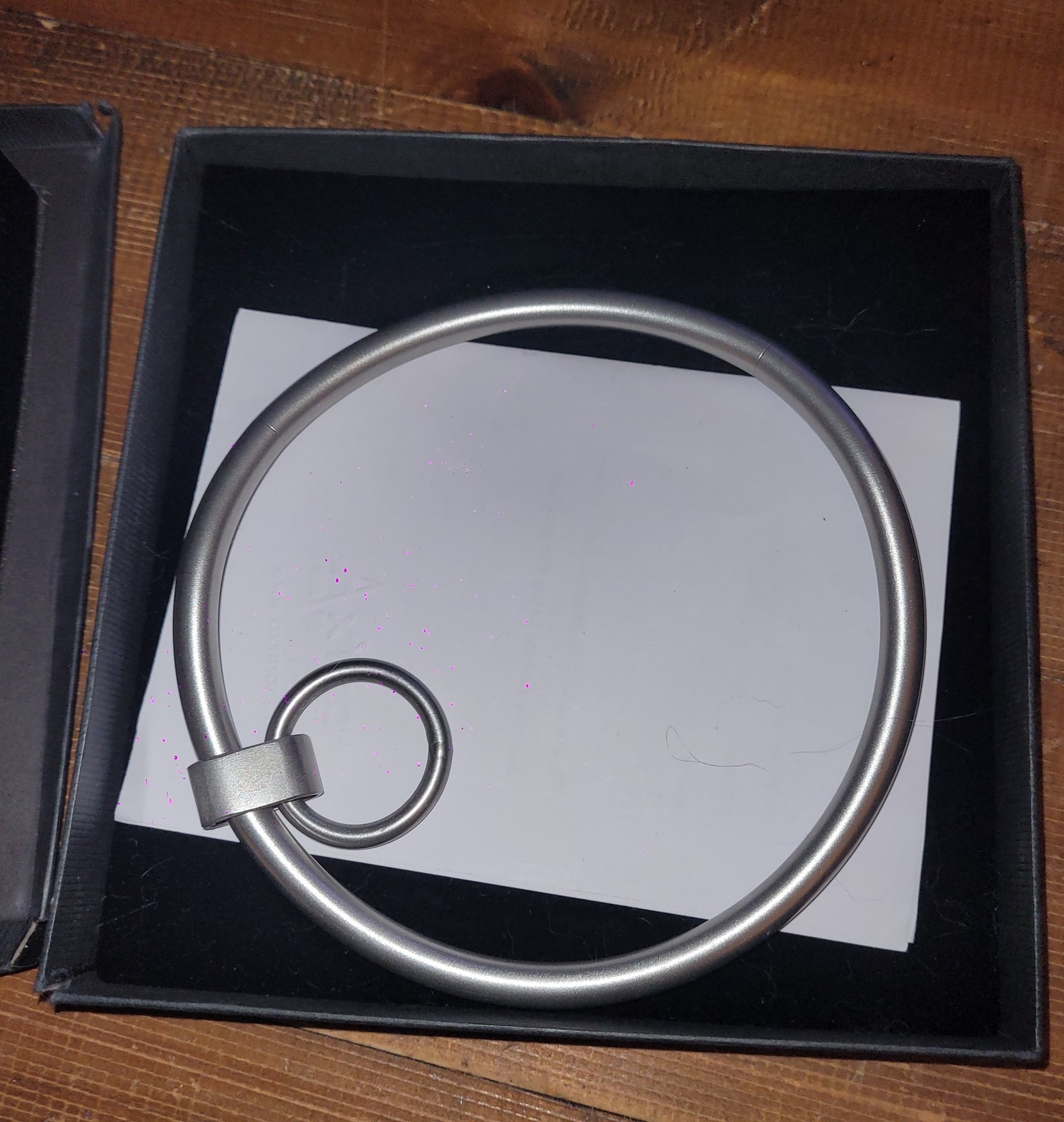 Axsmar bondage choker necklace German. Talena, RARE, stainless steel, BDSM