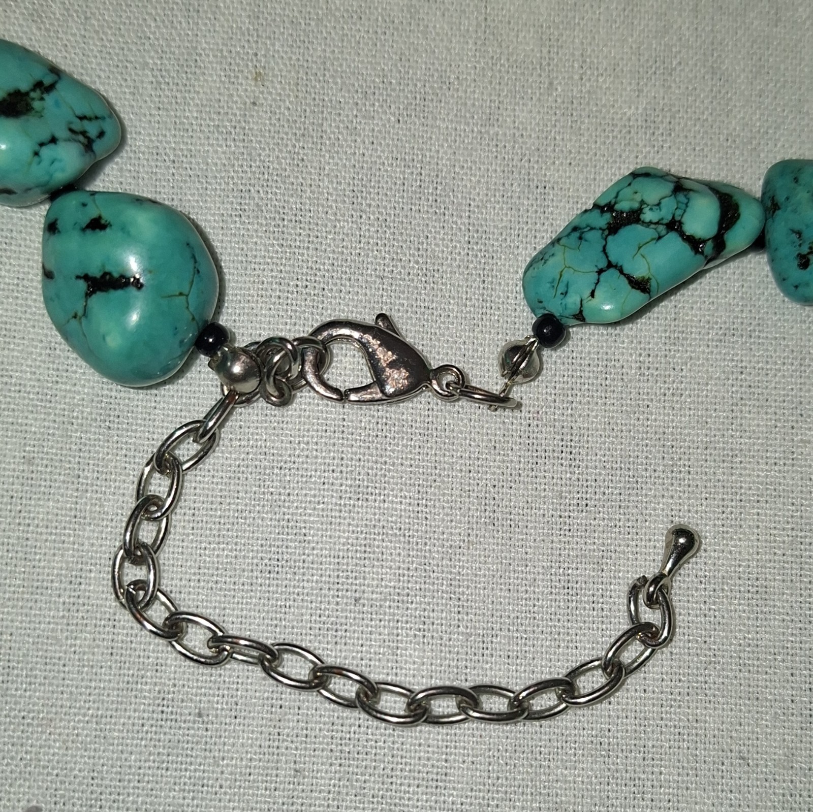 Rainbow Nugget and Colorful Dyed Howlite Turquoise Statement Necklaces