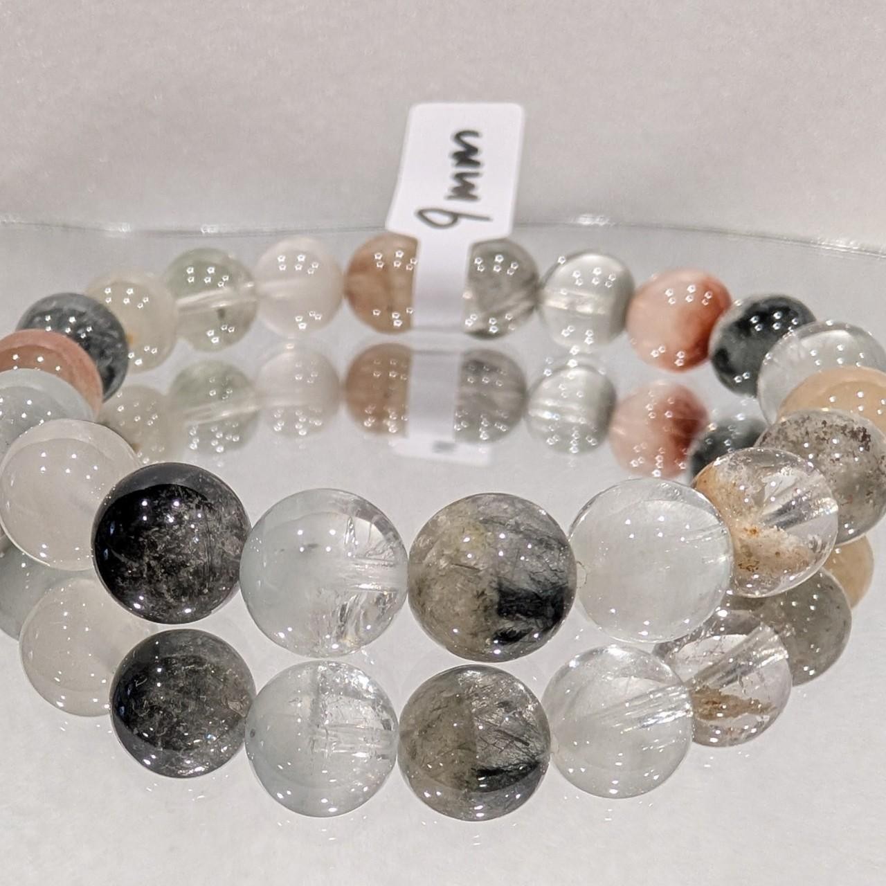 9mm+ Rabbit-hair Rutilated Quartz Bracelet *ON SALE: please see description